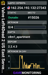 Valve Left4Dead 2 US East Server (srcds1001-iad1.121.329)