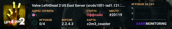 Valve Left4Dead 2 US East Server (srcds1001-iad1.121.319)