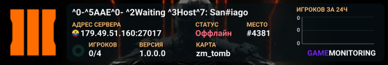 ^0-^5AAE^0- ^2Waiting ^3Host^7: San#iago