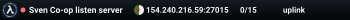 Sven Co-op listen server