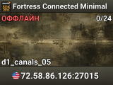 Fortress Connected Minimal