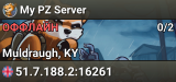 My PZ Server
