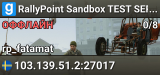 RallyPoint Sandbox TEST SERVER