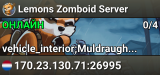Lemons Zomboid Server