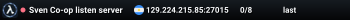 Sven Co-op listen server