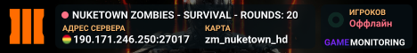 NUKETOWN ZOMBIES - SURVIVAL - ROUNDS: 20