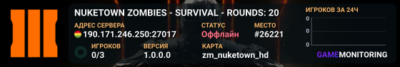 NUKETOWN ZOMBIES - SURVIVAL - ROUNDS: 20