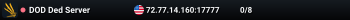 DOD Ded Server