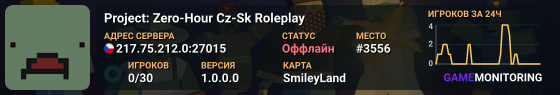 Project: Zero-Hour Cz-Sk Roleplay