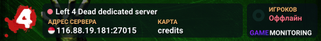 Left 4 Dead dedicated server