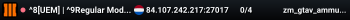 ^8[UEM] | ^9Regular Mode^7 - ^3Round:^7 10