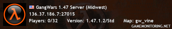 GangWars 1.47 Server (Midwest)