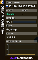 ONLY MIRAGE 16+