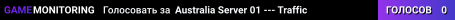 Australia Server 01 --- Traffic