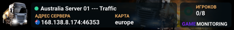 Australia Server 01 --- Traffic