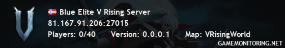 Blue Elite V Rising Server