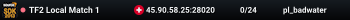 TF2 Local Match 1
