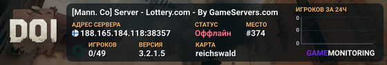 [Mann. Co] Server - Lottery.com - By GameServers.com