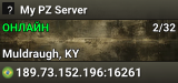 My PZ Server