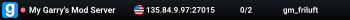 My Garry's Mod Server