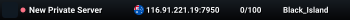 New Private Server