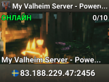 My Valheim Server - Powered by AMP