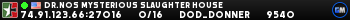 dr.N0s MYSTERIOUS sLAUGHTER HOUSE dr.N0s MYSTERIOUS sLAUGHTER HOUSE