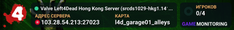 Valve Left4Dead Hong Kong Server (srcds1029-hkg1.141.9)