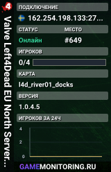 Valve Left4Dead EU North Server (srcds1002-sto1.181.14)