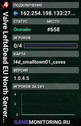 Valve Left4Dead EU North Server (srcds1002-sto1.181.23)
