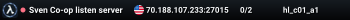 Sven Co-op listen server