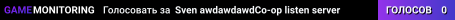 Sven awdawdawdCo-op listen server