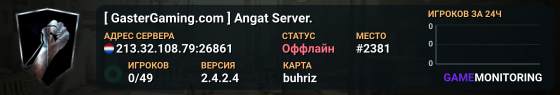 [ GasterGaming.com ] Angat Server.