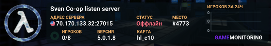 Sven Co-op listen server
