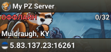 My PZ Server