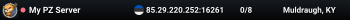 My PZ Server