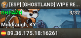 [ESP] [GHOSTLAND] WIPE REALIZADO 04/09/26 (10:00 a.m Peninsular