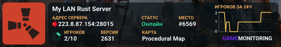 My LAN Rust Server