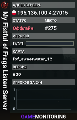 My Fistful of Frags Listen Server