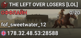 THE LEFT OVER LOSERS [LOL]