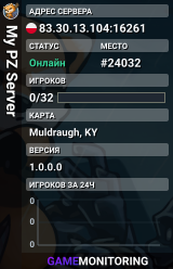 My PZ Server
