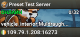 Preset Test Server