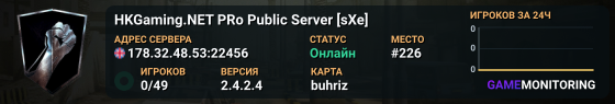 HKGaming.NET PRo Public Server [sXe]