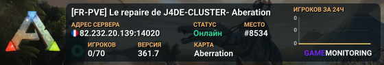 [FR-PVE] Le repaire de J4DE-CLUSTER- Aberation