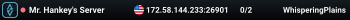 Mr. Hankey's Server
