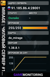 MIRAGE | ЧИЛОВЫЙ СЕРВЕР #1 (БЕЗ VIPОК)
