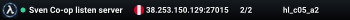 Sven Co-op listen server