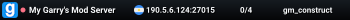 My Garry's Mod Server