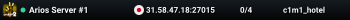 Arios Server #1