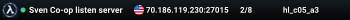 Sven Co-op listen server